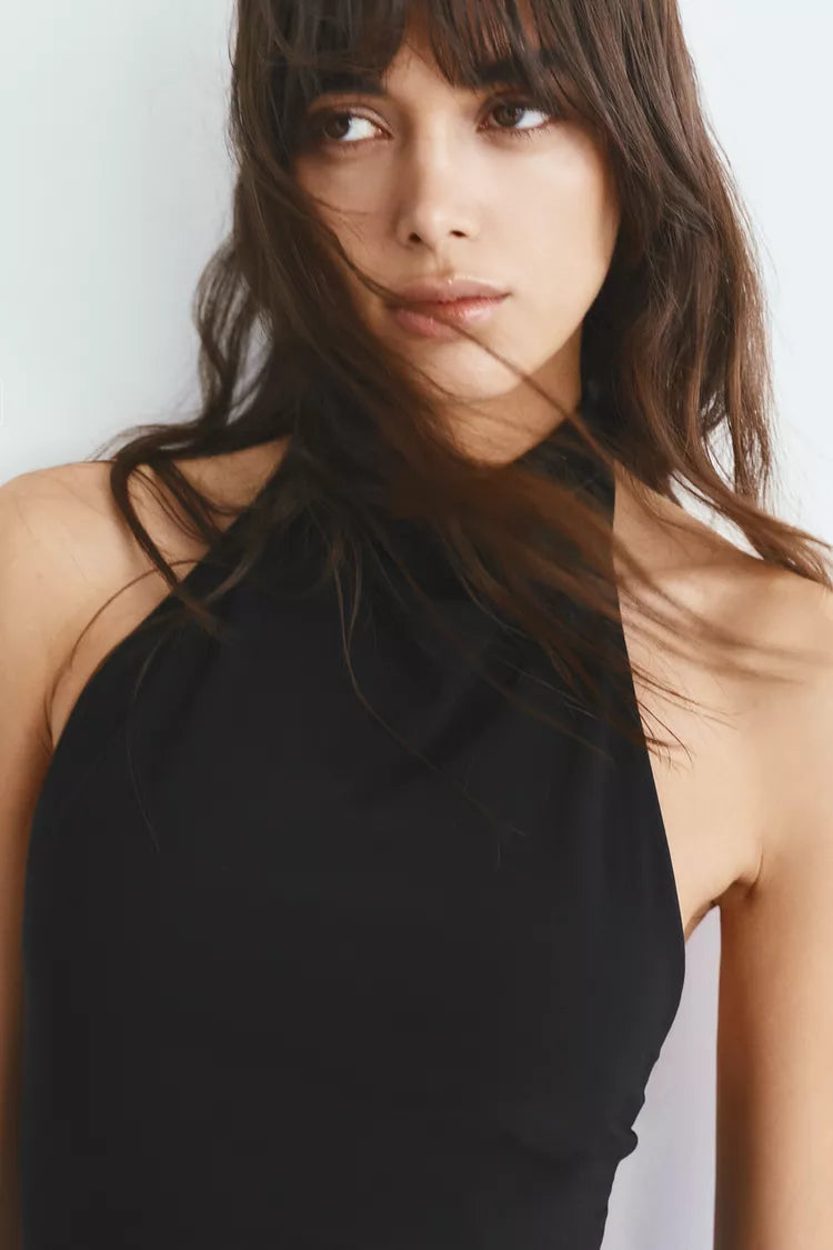 Halter Neck Mini Dress