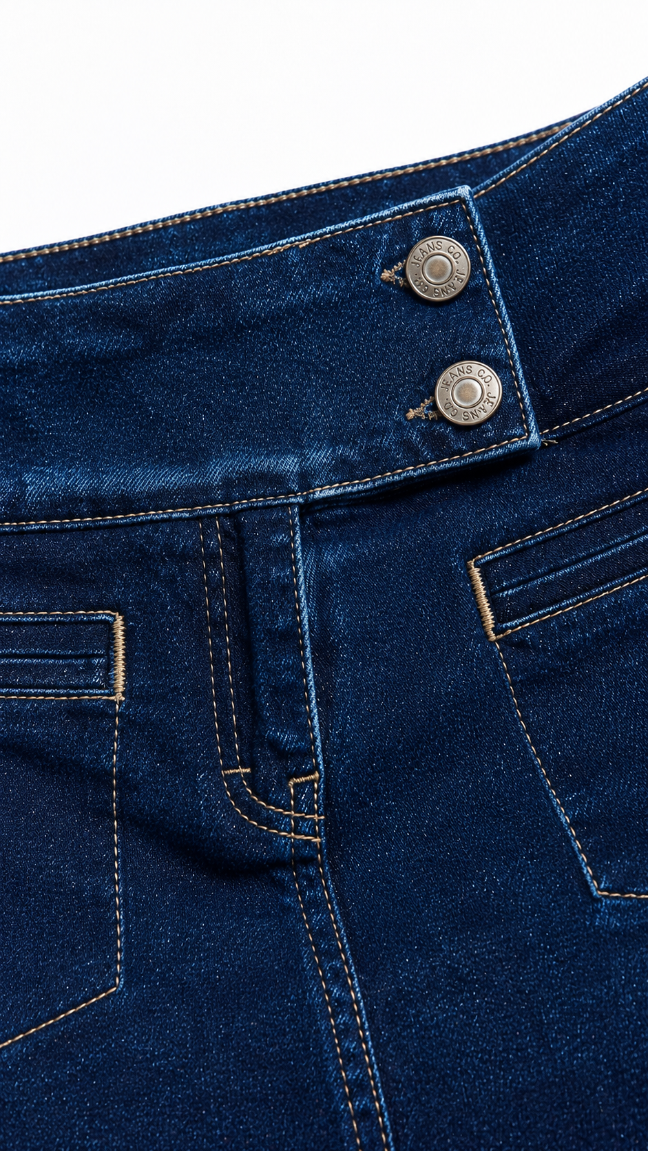 Denim Mini Skort – Dark Blue