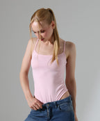 Rhinestone Bodysuit - Pink