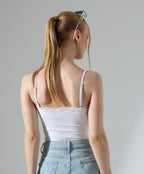 Lace-Trim Bodysuit - White