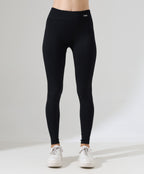 High-Waist Scrunch Leggings - Black
