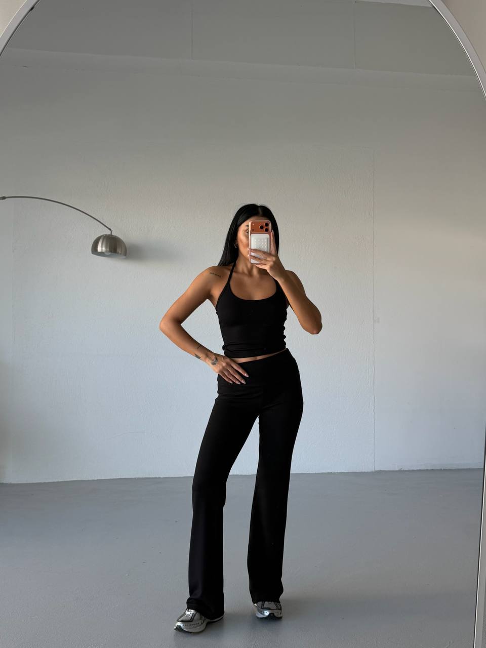 Halter Neck Co-ord Set - Black